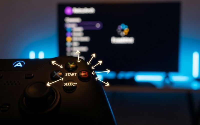 How to Access the HSS GameStick Manual Settings Menu